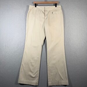 Vintage Banana Republic Martin Stretch Khaki Twill Bootcut Career Pants Size 12‎